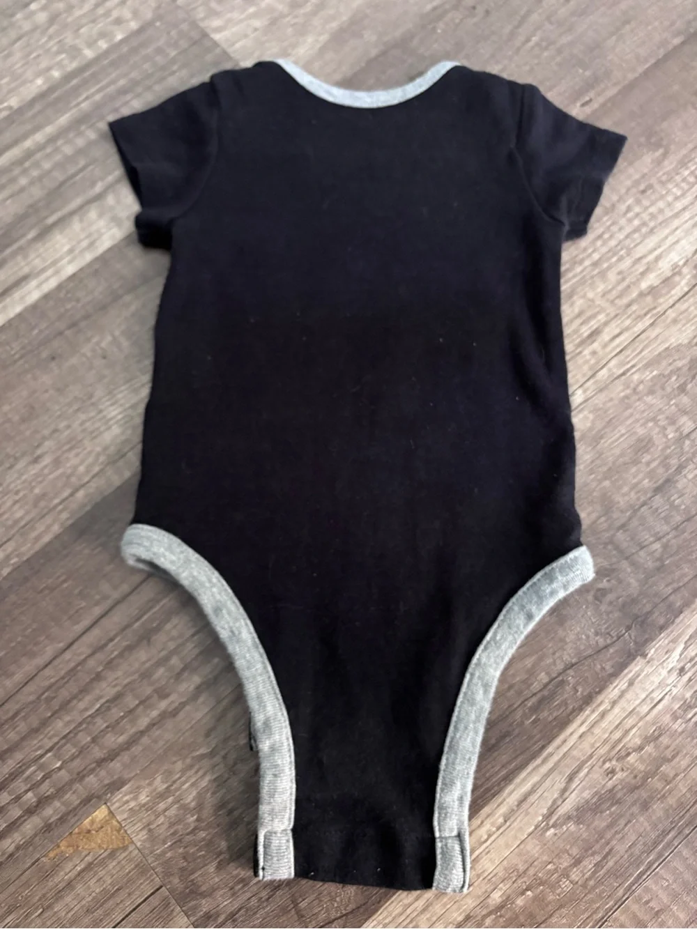 Jordan Black One-Piece with Gray Trim and Pink Jumpman - Picture 3 of 4